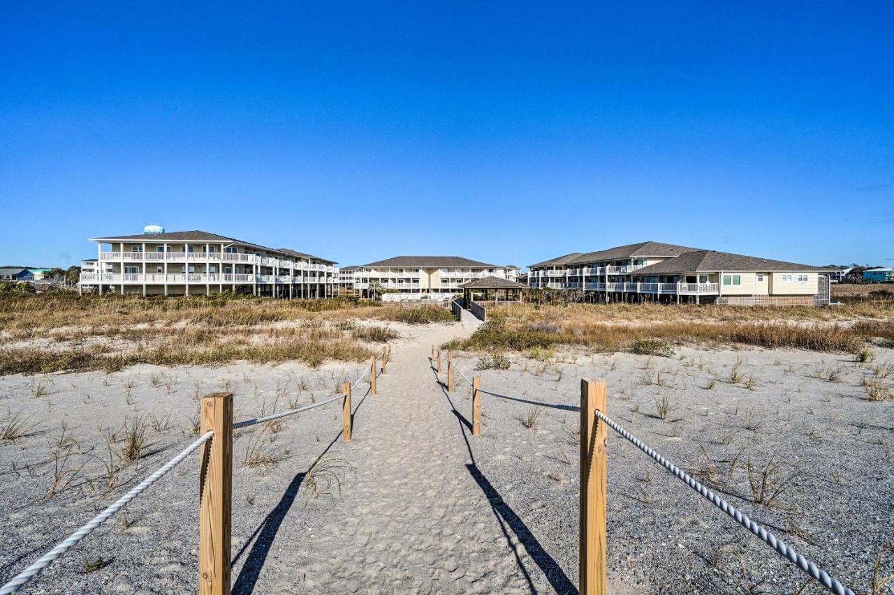 Oak Island Beachfront Condo With Community Pool Exterior foto